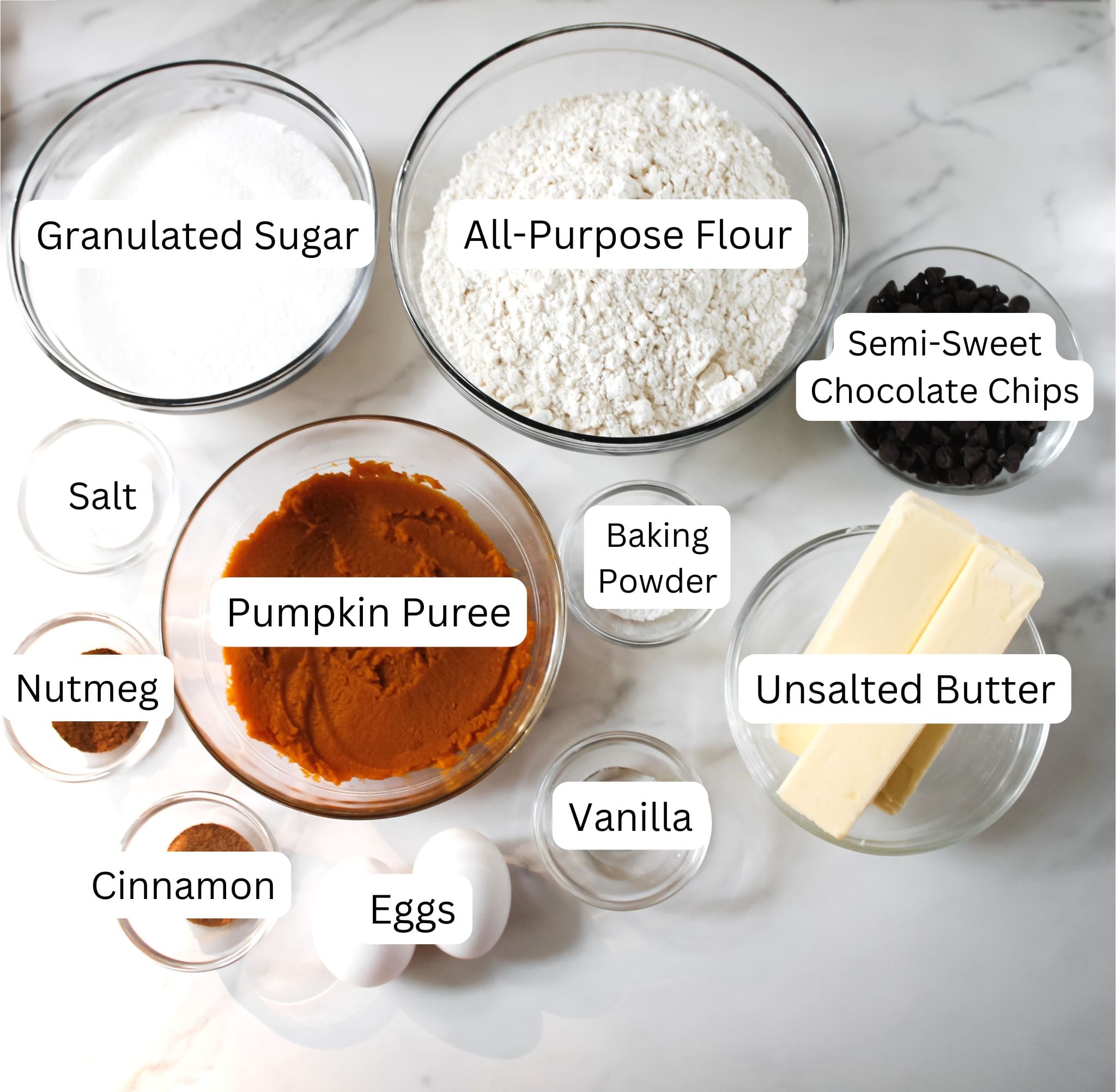 Pumpkin cookies ingredients